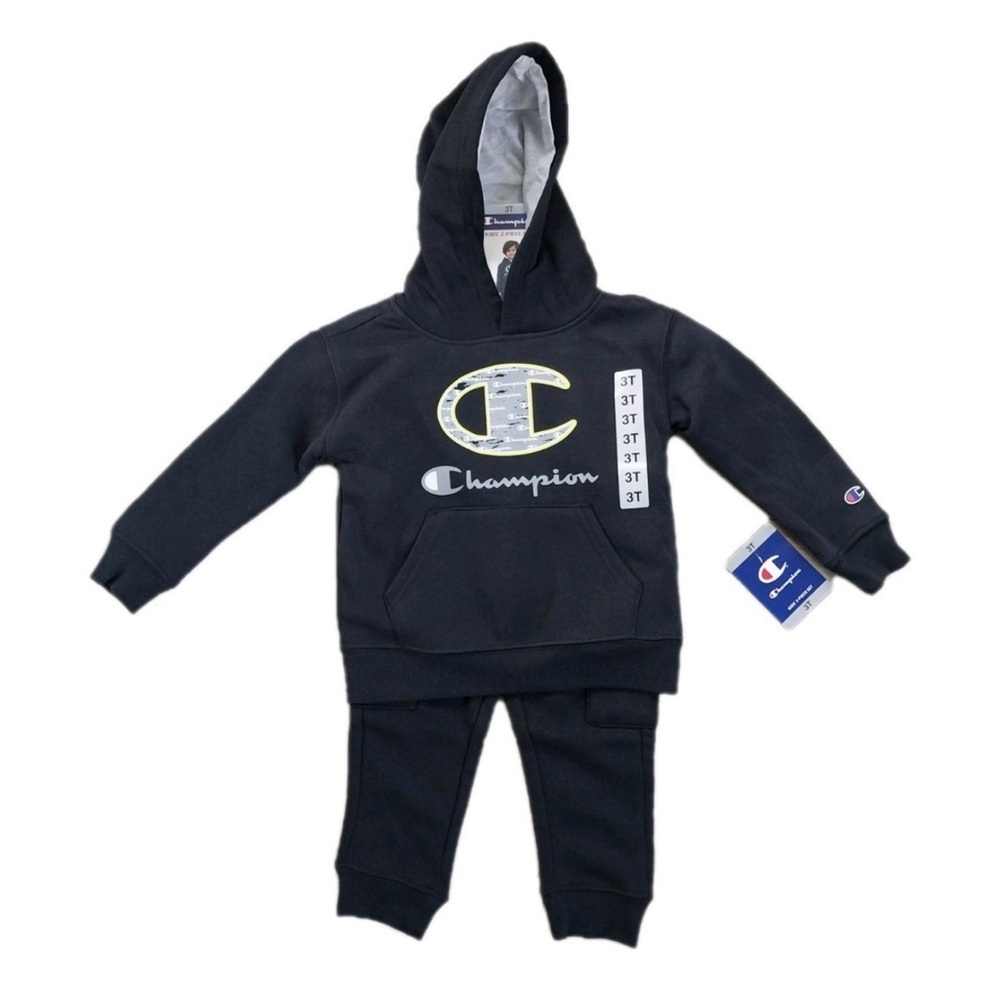 Champion‎ Navy Hoodie and Joggers Set for Kids
